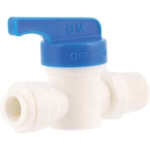 SharkBite 25440 150 PSI Push-to-Connect Straight Valve 3/8 x 3/8 MIP Dia. in.